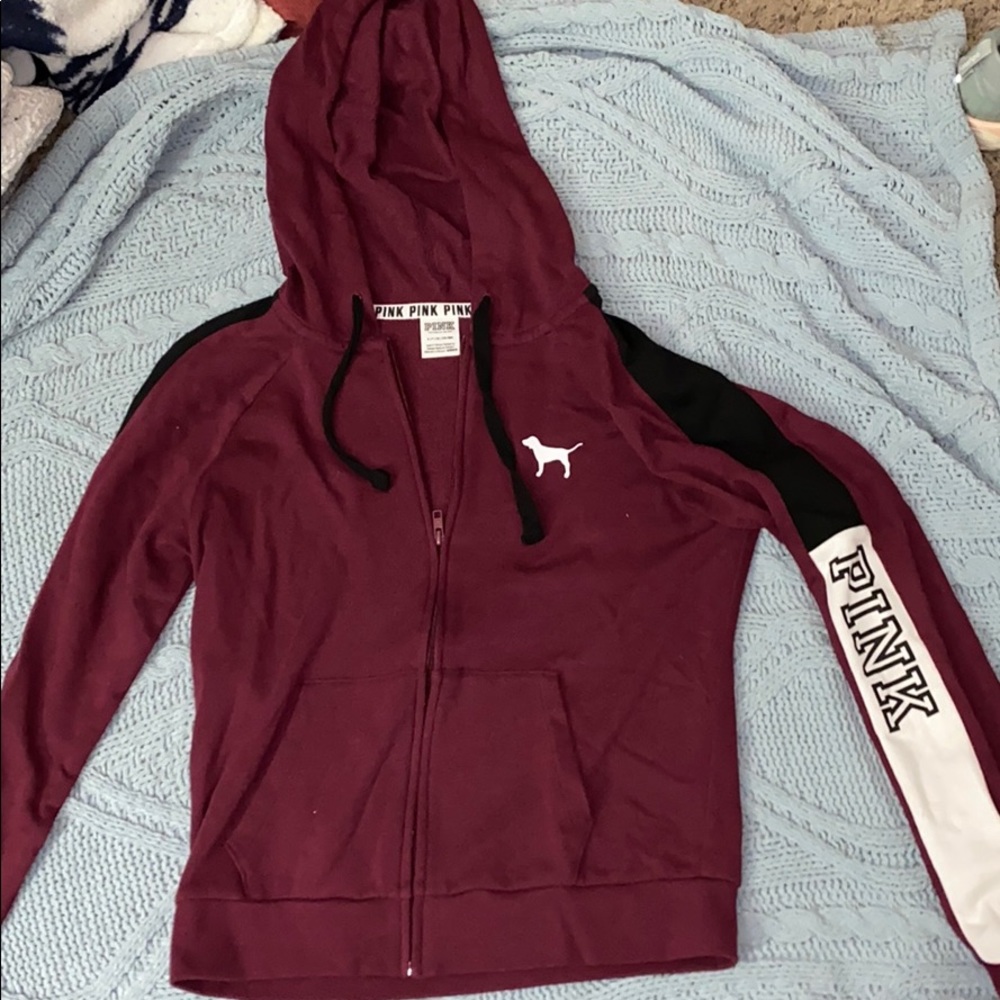 PINK full zip jacket